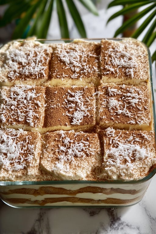 Coconut Cream Tiramisu