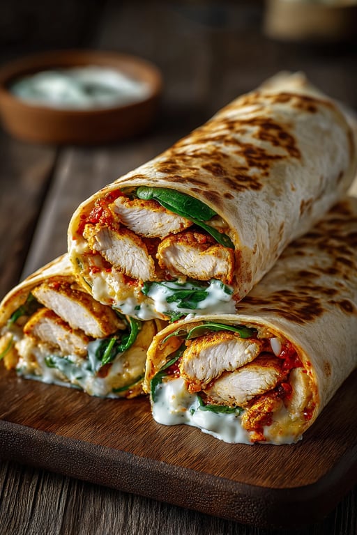 Crispy Air Fryer Chicken Wraps Recipe – Ready in No Time