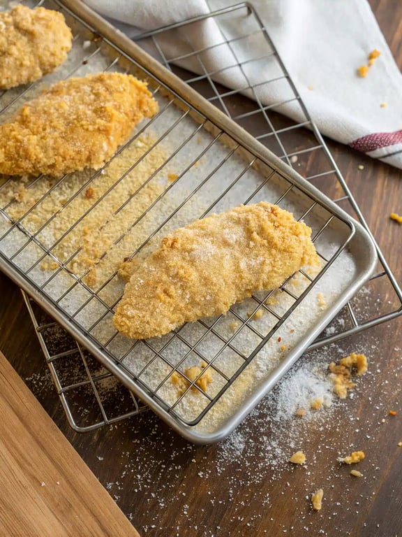 Step 4 for smoked chicken tenders — texture check