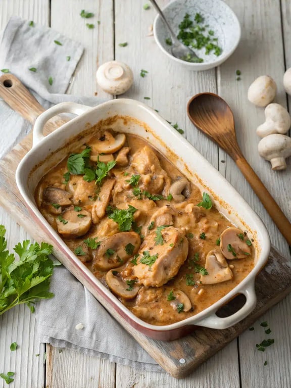 Genius Baked Chicken Stroganoff for Make-Ahead Comfort