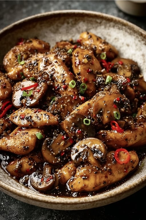 Black Pepper Chicken Recipe – Quick Weeknight Dinner