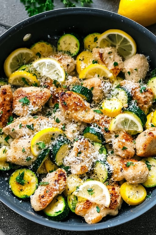Healthy Chicken Breast Zucchini Squash Recipe – Simple