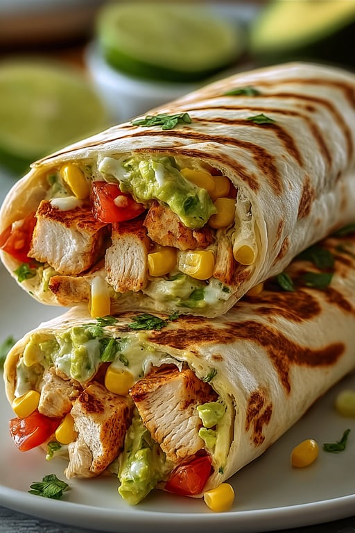 Chicken Avocado Ranch Burritos Recipe – Easy Comfort Food