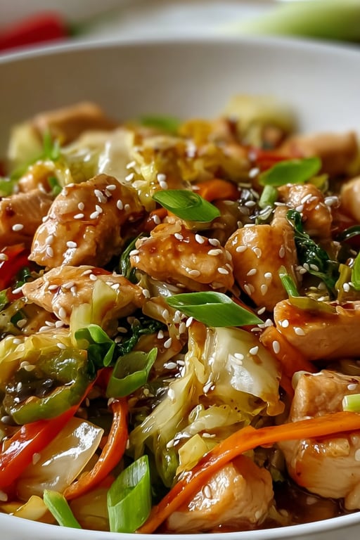 Chicken Cabbage Stir Fry Recipe – Simple Homemade Recipe