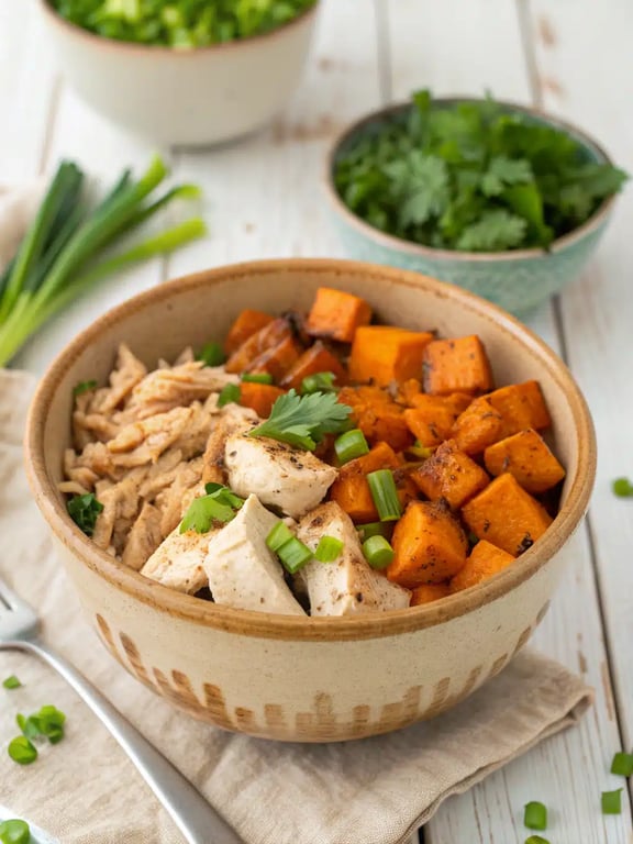 Chicken Sweet Potato Bowl for Quick Weeknight Freshness