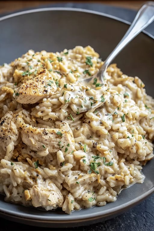 Creamy Chicken and Rice Recipe – Quick Weeknight Dinner
