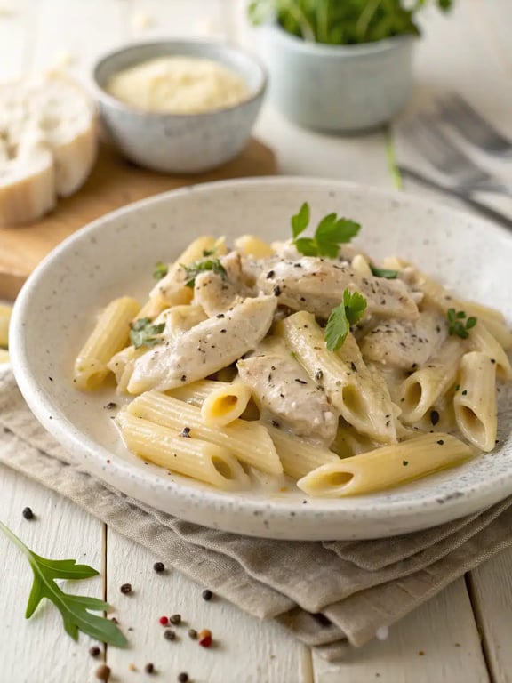 Creamy Chicken Penne for a Quick Cozy Dinner