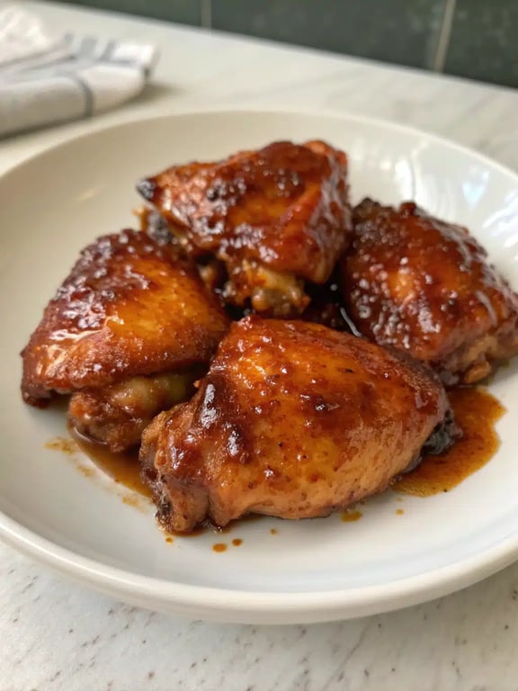 hot honey chicken plated with rice and roasted vegetables
