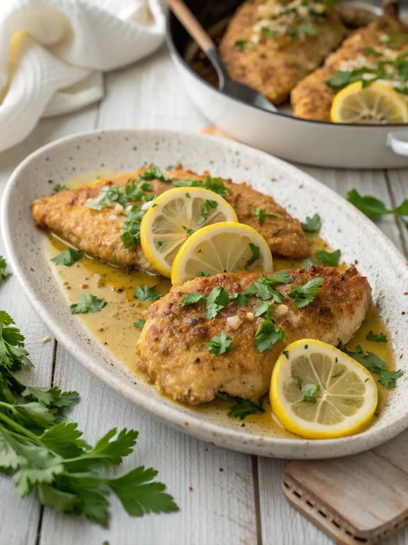 Lemon Chicken Romano with a Quick Pan Sauce Joy