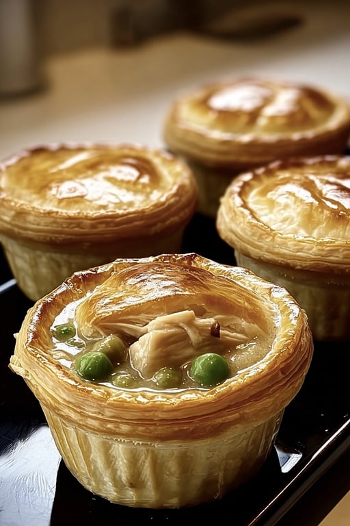 Mini Chicken Pot Pies Recipe – Quick Weeknight Dinner