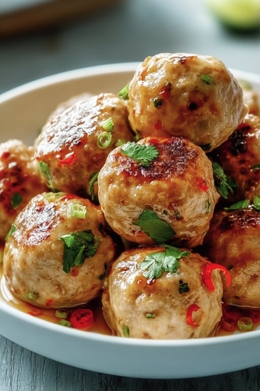 Thai Chicken Meatballs Recipe – Quick Weeknight Dinner