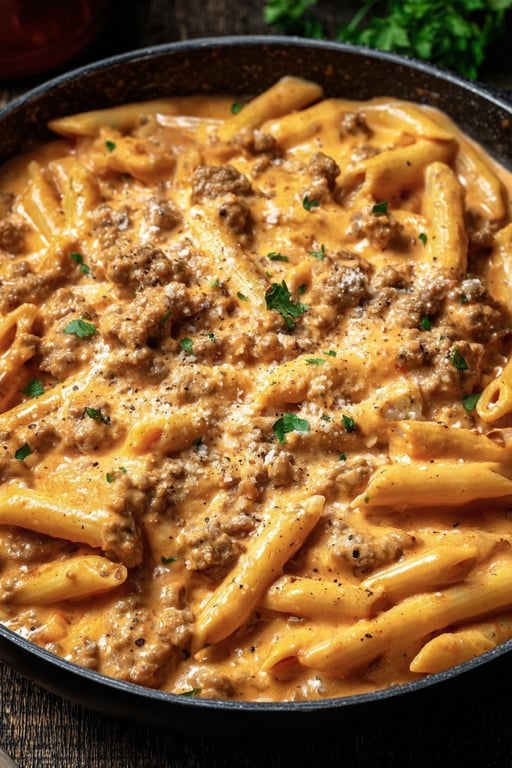 Creamy Beef Pasta Recipe – Quick Weeknight Dinner