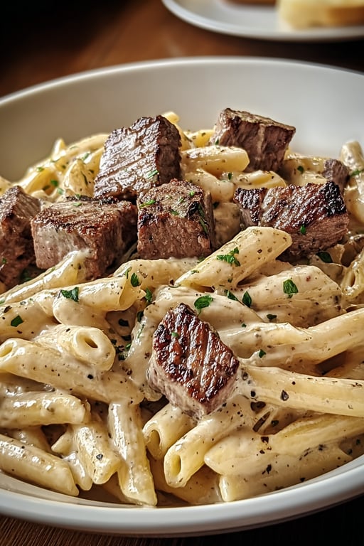 Creamy Steak Pasta Recipe – Simple Homemade Recipe