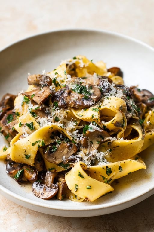 Garlic Mushroom Pasta Recipe – Easy Dinner Idea