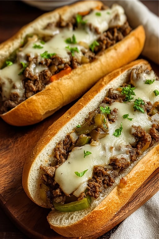 Ground Beef Cheesesteaks Recipe – Quick Weeknight Dinner