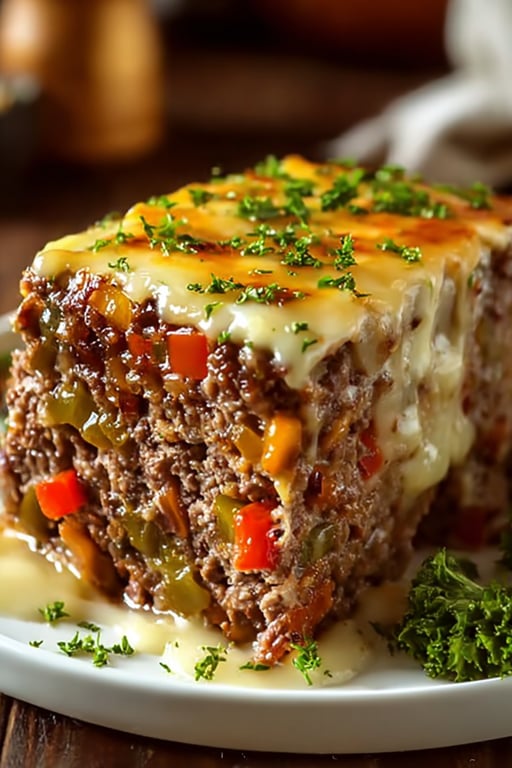 Philly Cheesesteak Meatloaf Recipe – Easy and Delicious