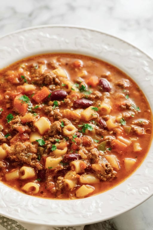 Hearty Pasta Bean Soup Recipe – Simple Homemade Recipe