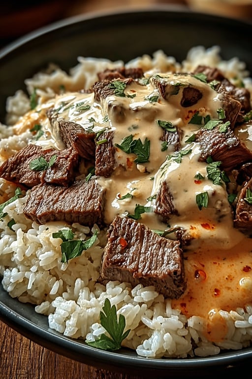 Steak and Queso Rice Recipe – Quick Weeknight Dinner