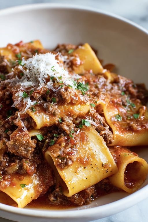Braised Beef and Turkey Ragu (Hearty 4 Serving Sauce) – Pasta Recipes
