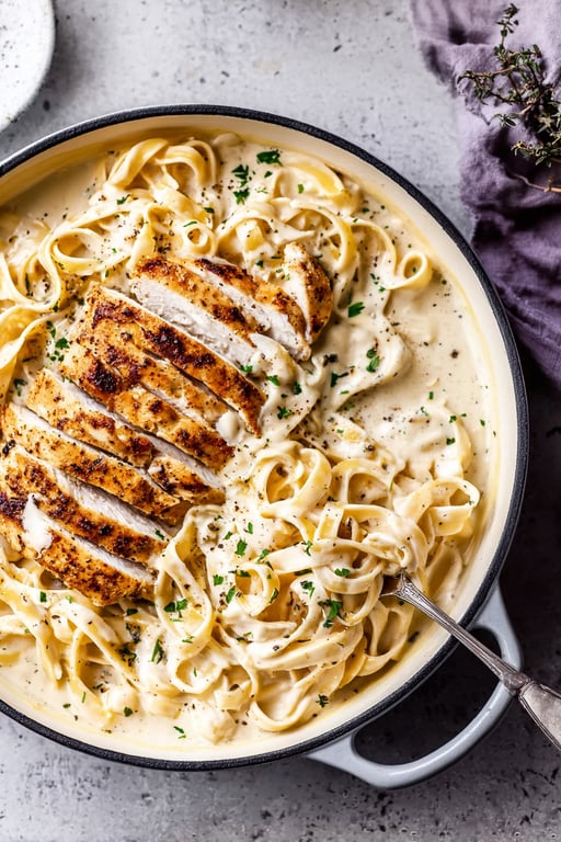 Creamy Chicken Alfredo Pasta Recipe – Simple and Satisfying