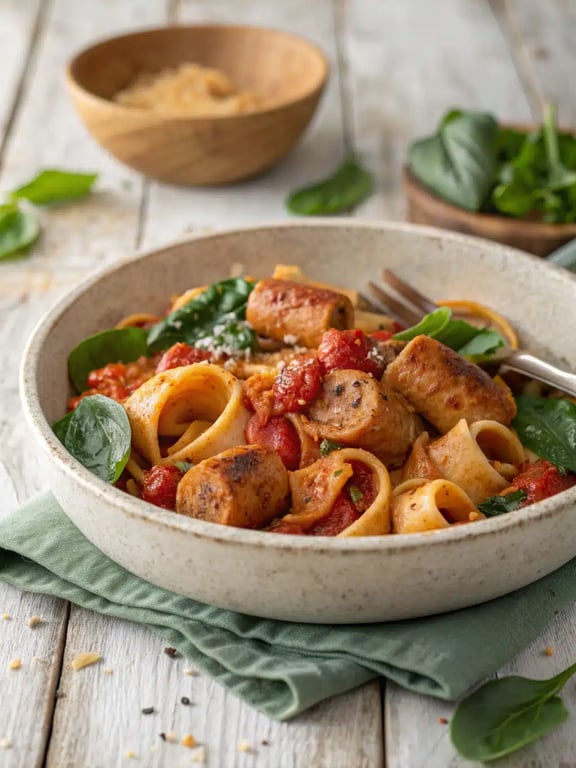 Easy Chicken Sausage Pasta for Cozy Family Comfort