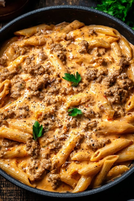 Creamy Beef Pasta Recipe – Easy Family Favorite