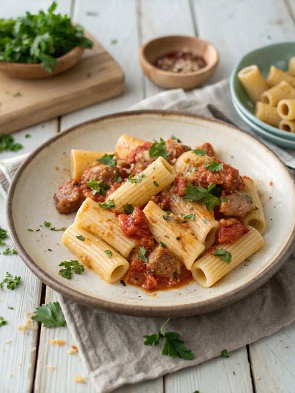 크리미 소시지 리가토니: 당신의 새로운 아늑한 컴포트 푸드