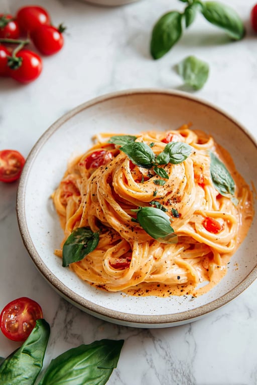 Creamy Tomato Pasta Recipe – Quick Weeknight Dinner