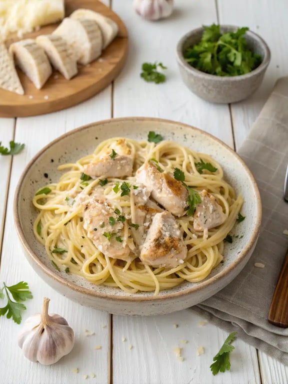 Genius Garlic Parmesan Chicken Pasta for Easy Comfort