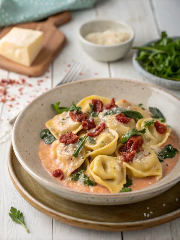 Marry Me Tortellini With Bold Sun-Dried Tomato Joy