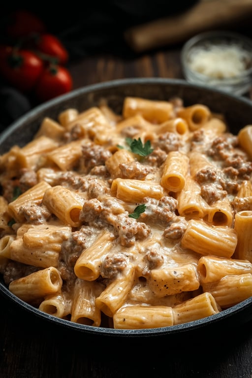 Creamy Turkey Sausage Rigatoni Recipe – Easy Dinner Idea
