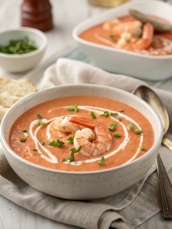 Simple crab shrimp bisque for make-ahead comfort