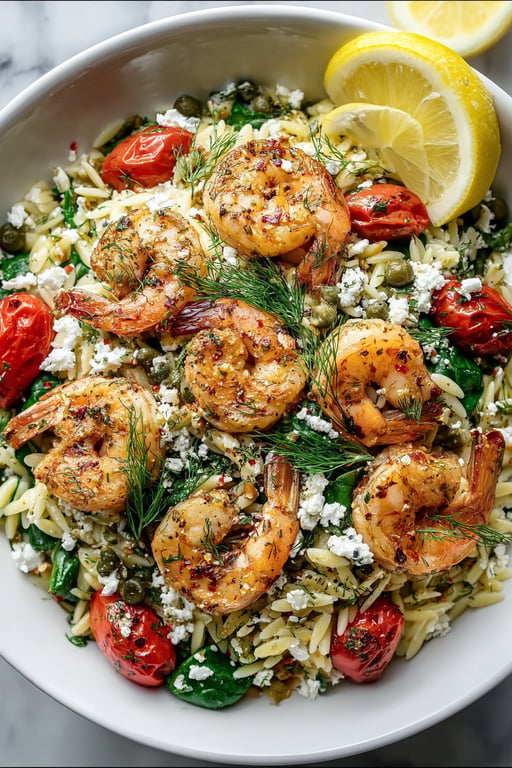 Lemon Feta Shrimp Recipe – Bright and Fresh