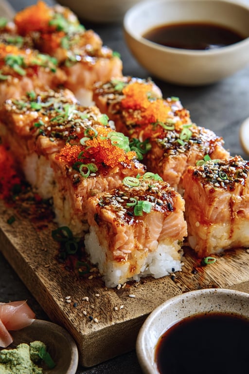 Spicy Salmon Sushi Bake (Easy 50 Minute Recipe)
