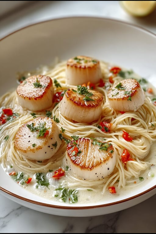 Sea Scallops Angel Hair Pasta Recipe – Ready in No Time