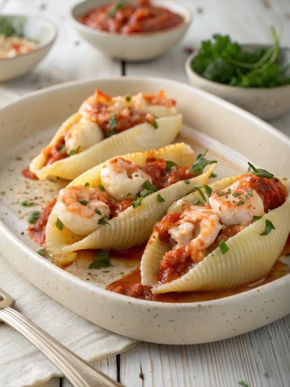 Seafood Stuffed Shells for a Cozy Dinner Joy