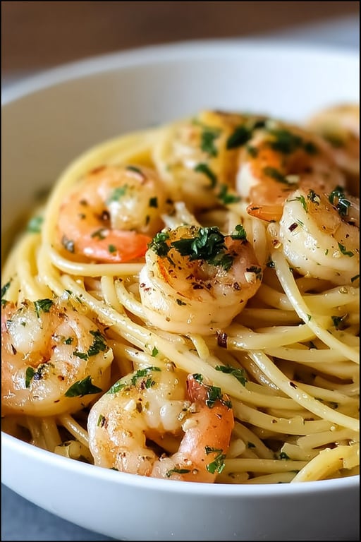 Shrimp Pasta Lemon Cream Sauce Recipe – Easy Dinner Idea
