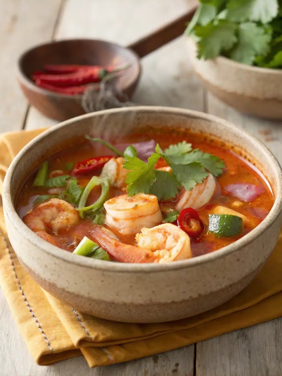 Spicy Shrimp Soup: A Quick 30-Minute Joy