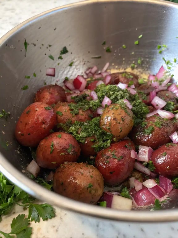 Bold Balsamic Potato Salad With Summer Freshness