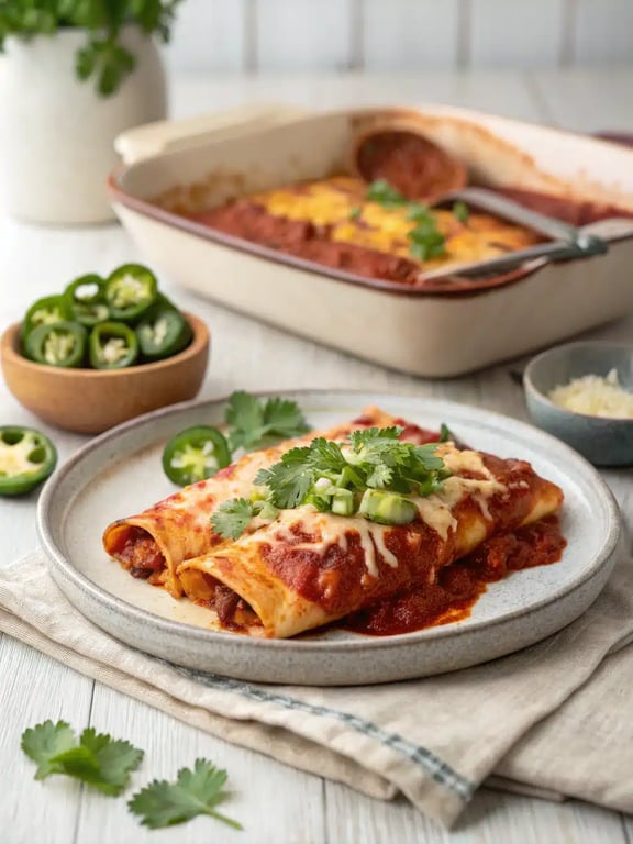 Bean Cheese Enchiladas for Ultimate Comfort