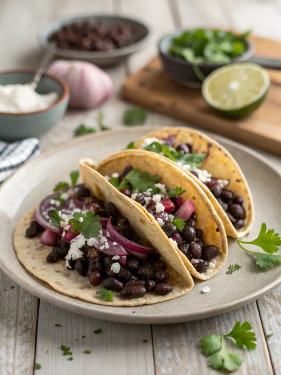 Genius Black Bean Tacos Great for Batch Cooking