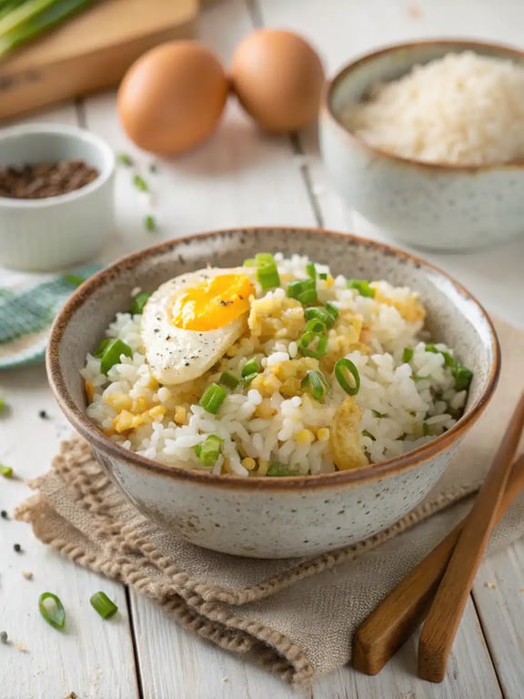 Quick Egg Fried Rice With Irresistible Freshness