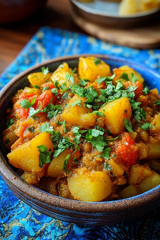 Dopiazeh Aloo (Persian Potato Curry in 45 Minutes)