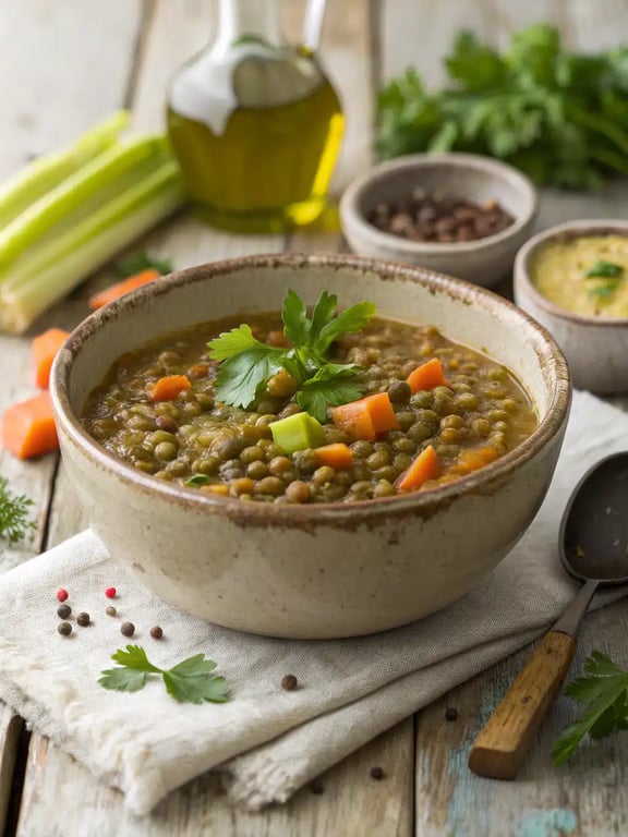 Simple Vegan Lentil Soup for High Protein Comfort