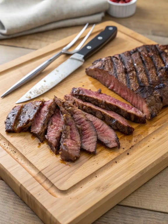 Step 4 for carne asada tostadas — texture check