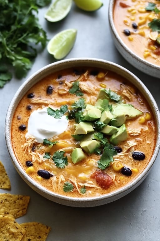 Chicken Enchilada Soup Recipe - Creamy and Cozy – Mexican Recipes