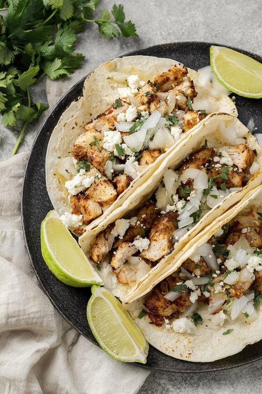 Easy Chicken Street Tacos (Quick, Serves 4)
