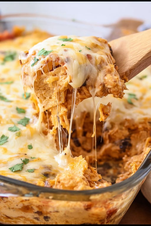 Cheesy Chicken Taco Casserole (Easy, Serves 6)