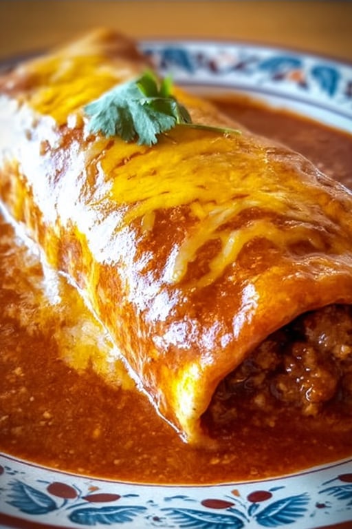 Enchirito (Easy Beef and Bean, 25 Minutes)