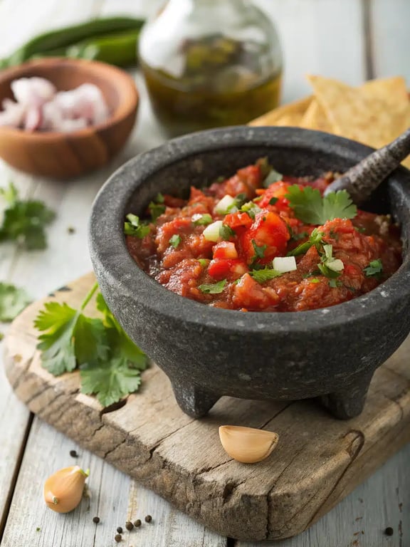 Learn how to make authentic fire roasted salsa with charred tomatoes and jalapeños. This easy, chunky salsa is perfect for dipping tortilla chips.